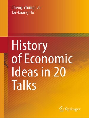 cover image of History of Economic Ideas in 20 Talks